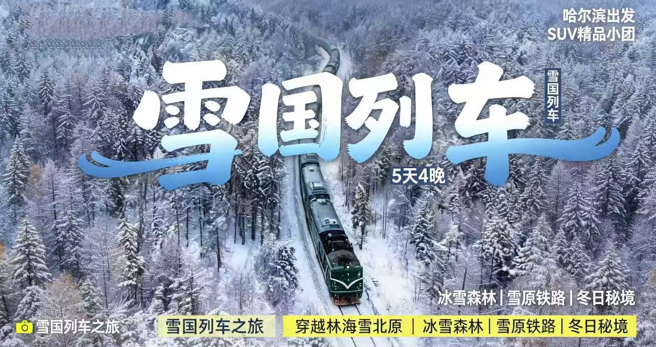【雪国列车】2026 SUV小团丨深度纯玩5天4晚丨登上北国列车，相遇“北极”